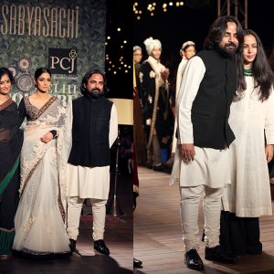 New Moon, Sabyas Romance with NY, Kolkata, Berlin, Paris and Barcelona Brought to the fore his Mastery Over Subtle Embroidery…