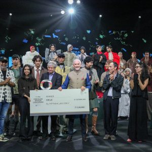 Winner  designer during  R|ELAN CIRCULAR DESIGN CHALLENGE IN PARTNERSHIP WITH
THE UNITED NATIONS IN INDIA show part of Lakmé Fashion Week 2025, held on October 10th at The Grand New Delhi, India.Photo : FS Media Pro / FDCI x Lakme Fashion Week / RISE Worldwide